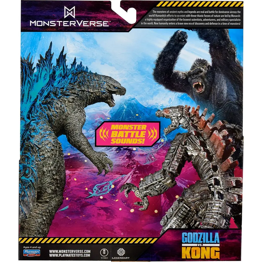 Ігрова фігурка Godzilla vs. Kong S2 Ґодзілла готовий до бою зі звуком 18 см (35756N) - фото 6