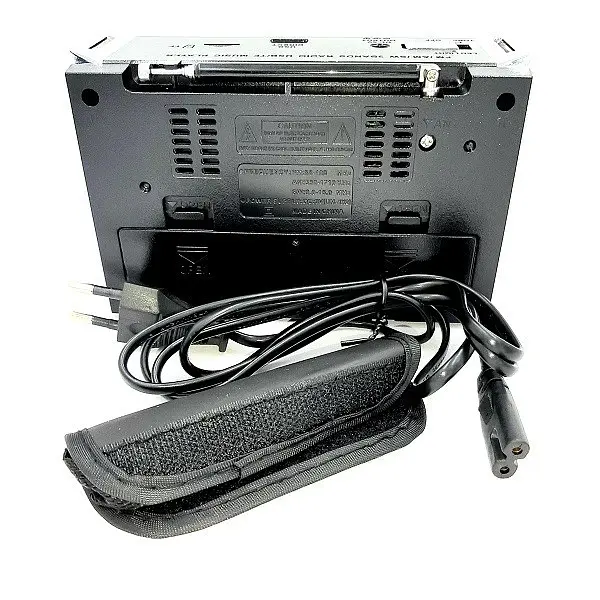 Портативний радіоприймач Golon RX-381/2 USB/SD з LED ліхтарем Чорний (1756375737) - фото 4