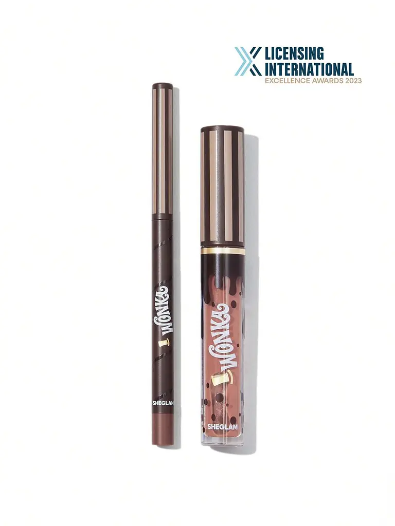 Карандаш и помада для губ Willy Wonka Cocoa Kiss Lip Duo Sheglam