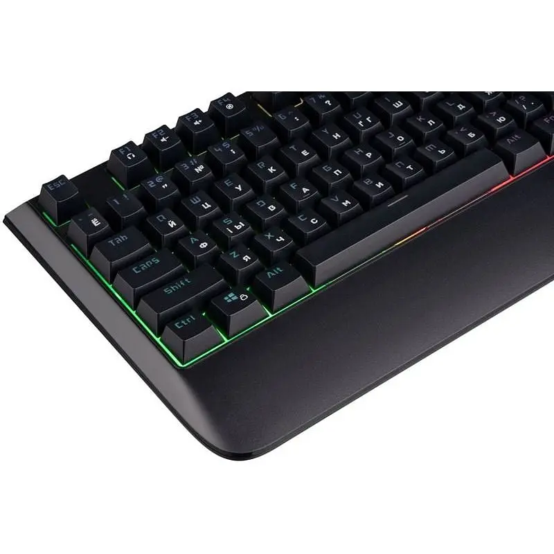 Клавиатура проводная 2E Gaming KG325 LED USB Black Ukr - фото 6