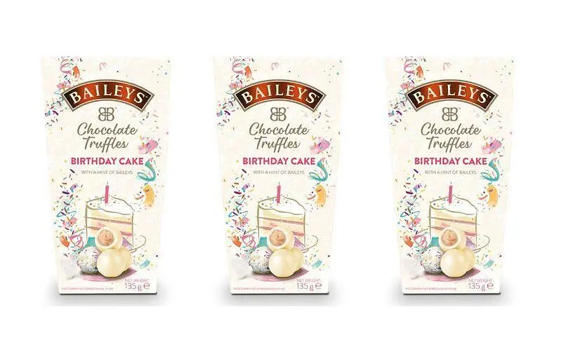 Шоколадні цукерки Baileys Birthday Cake Liqueur Truffles 135г - фото 4