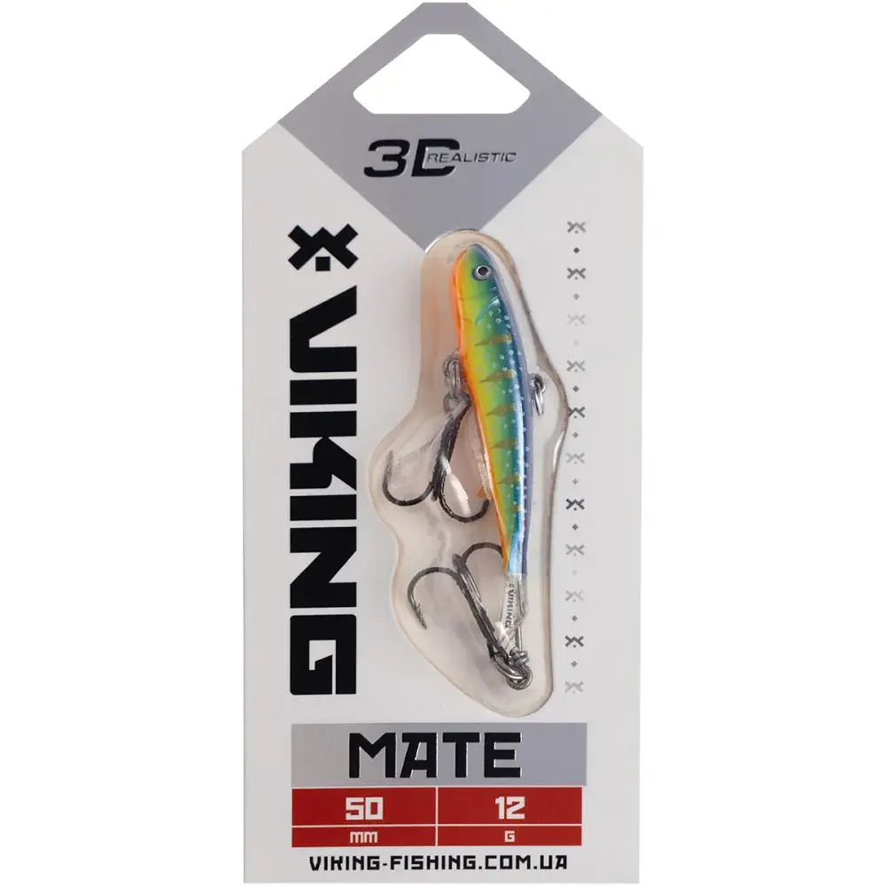 Балансир Viking Fishing Mate Ice Jig 50mm 12g #21 Kingfisher Green - фото 2