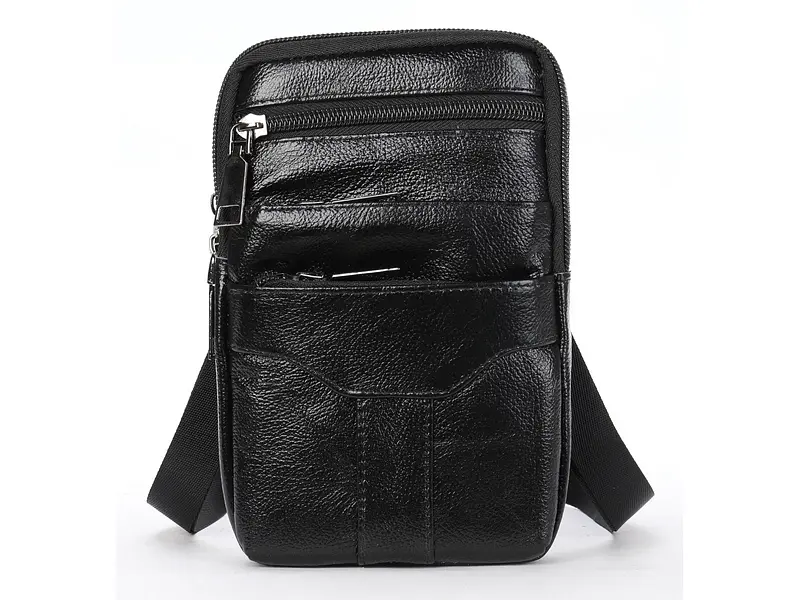 Сумка поясная кожаная Vintage 11.5х18.5х4 см sum0015061 - фото 7