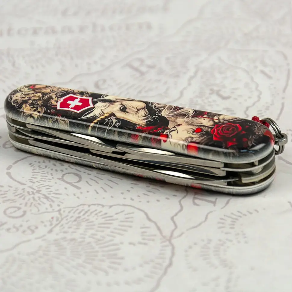Складаний ніж Victorinox CLIMBER ZODIAC Чарівний эдиноріг 1.3703.7.Z5240pk - фото 9