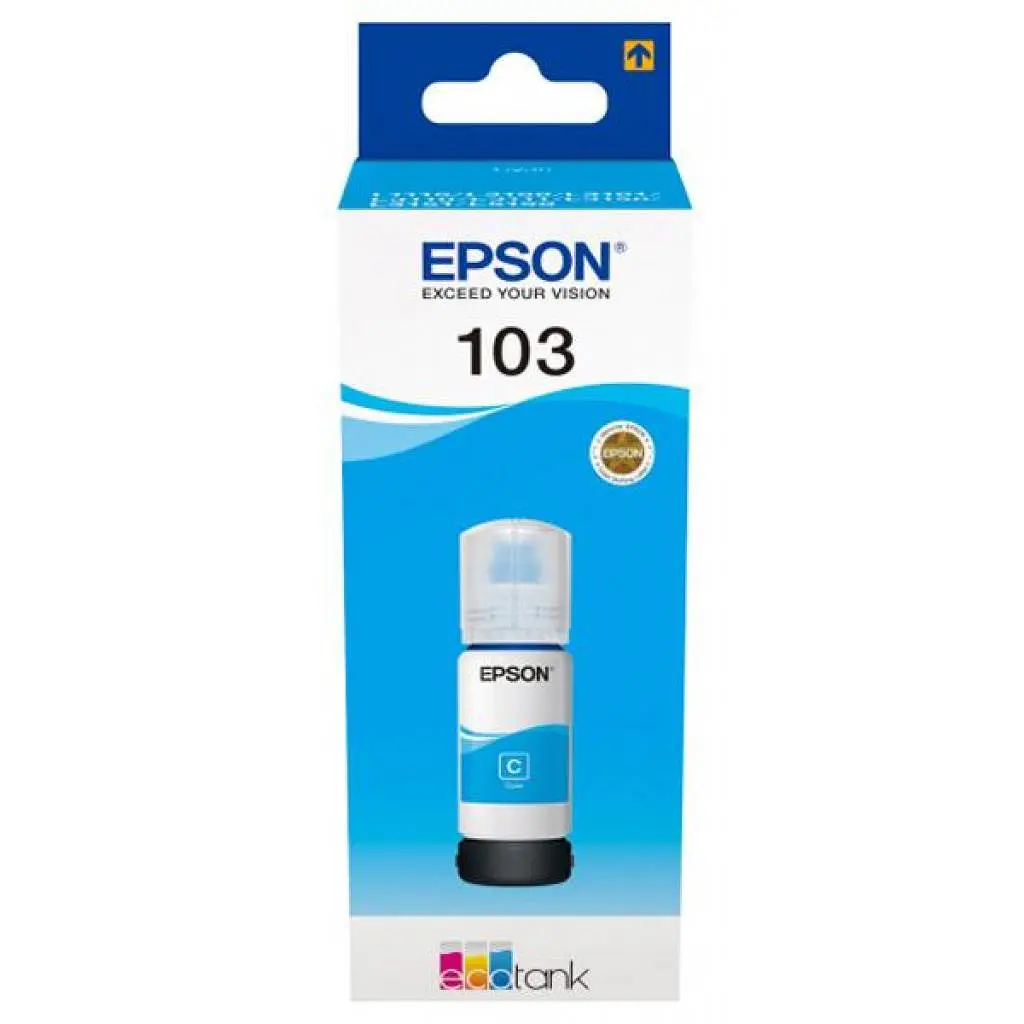 Контейнер із чорнилом Epson 103 блакитне (C13T00S24A) - фото 2
