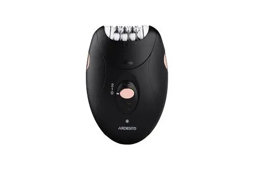 Епілятор Ardesto LESH-Y305 Black, суха епіляція, 18 щипців (6 рядів по 3 пари), 2 швидкості, час роботи 40хв, в комплекті щіточка для очищення - фото 2