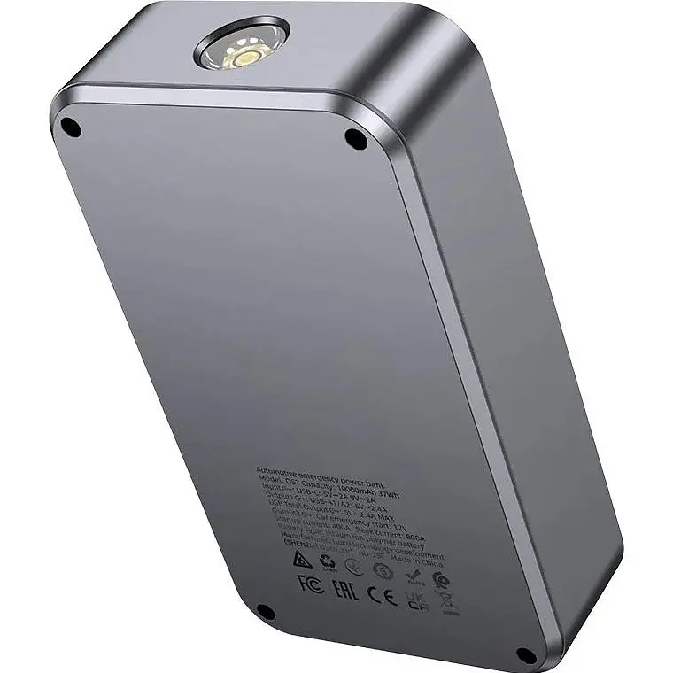 Пуско-зарядний пристрій Hoco QS7 Source 10000mAh Gray [150876] - фото 5