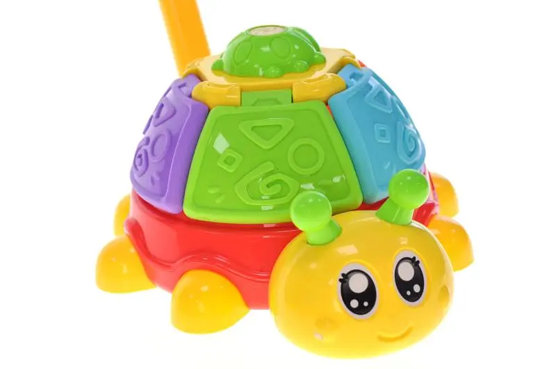 Іграшка каталка на паличці Жук A0510, в сітці р.20x16x16 см YG Toys - фото 5