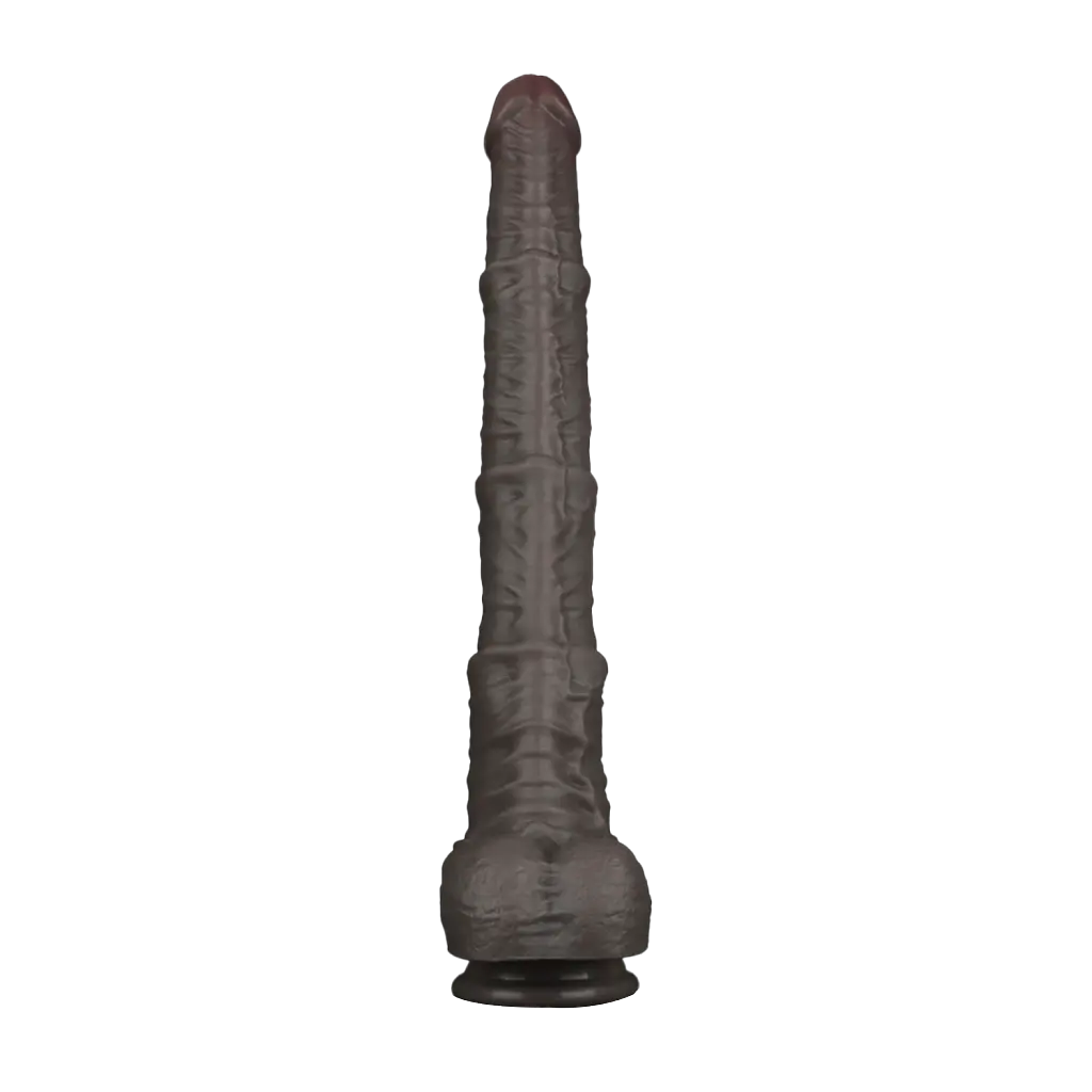 Фалоімітатор LoveToy Dual Layered Bendable 16 Flesh, 40.5 см - фото 4