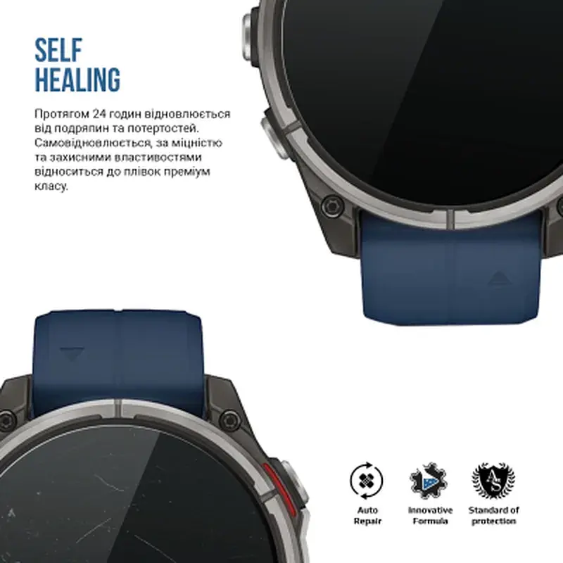 Плівка захисна Armorstandart Matte hydrogel Garmin Quatix 8 47mm 6 pcs (ARM92027) - фото 3