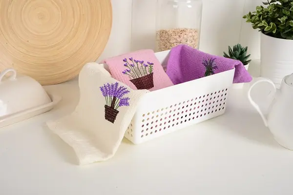 Набір рушників Soho Lavender collection, 25х50 см, 3 шт., різнокольоровий (1178К) - фото 4