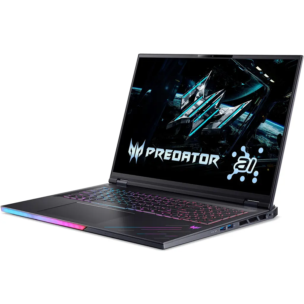 Ноутбук Игровой Acer Predator Helios 18 AI PH18-73-90KW с процессором Intel Core Ultra 9 275HX pana la 5.4GHz, 18'', WQXGA, 250Hz, IPS, 64GB DDR5 RAM, 2TB SSD, NVIDIA No - фото 4