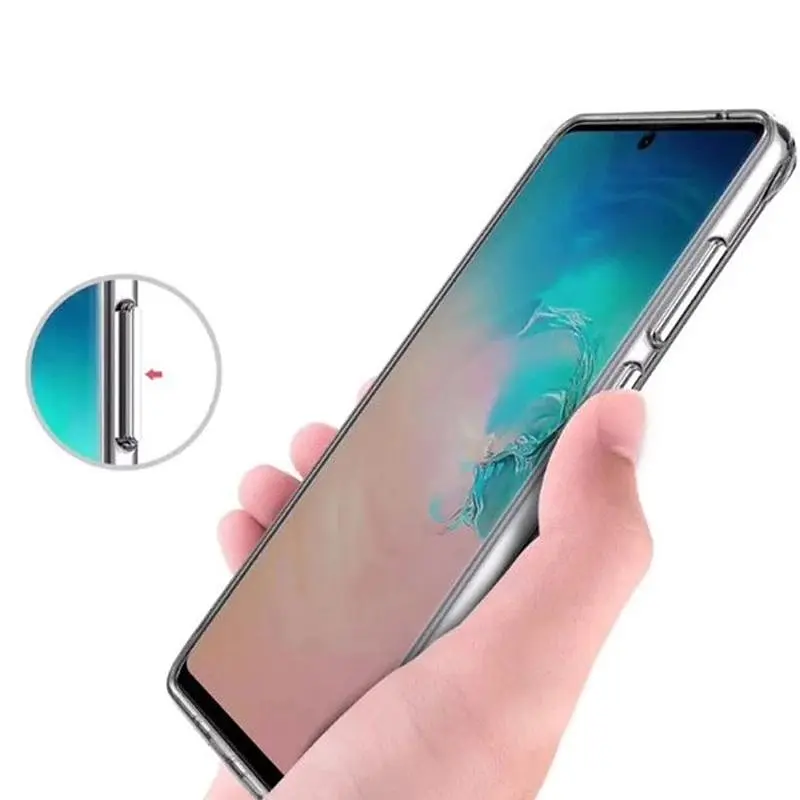 Чохол TPU Space Case transparent для Samsung Galaxy S25 FE Прозорий - фото 4
