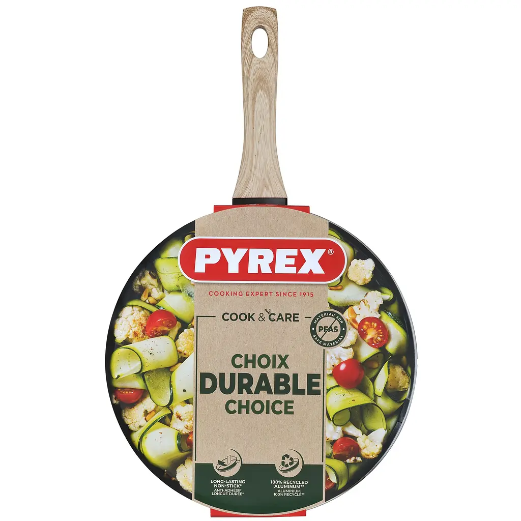 Сковорода з кришкою Pyrex Cook&Care 28 см (CR28DF6/8144) - фото 4