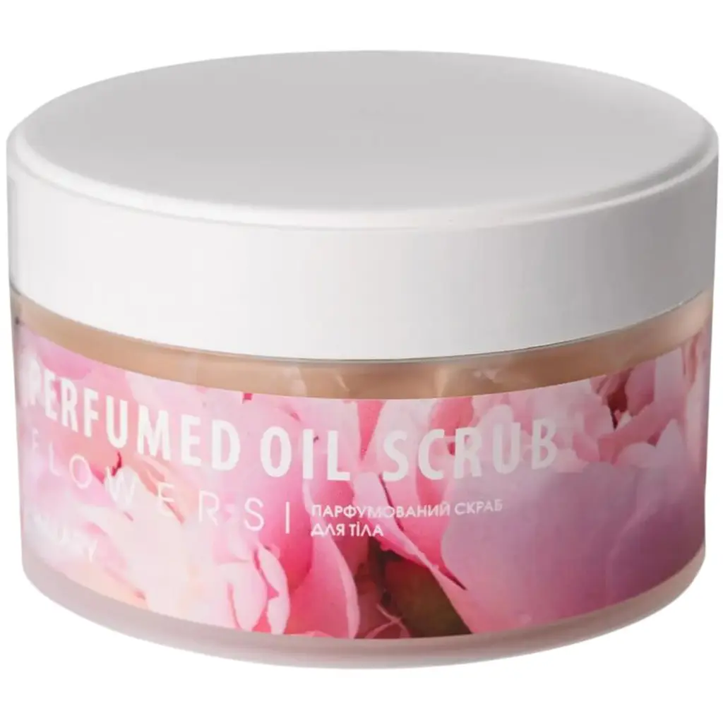 Щітка для сухого масажу сизалева Hillary + Скраб для тіла парфумований Perfumed Oil Scrub Flowers Hillary 200 г - фото 2