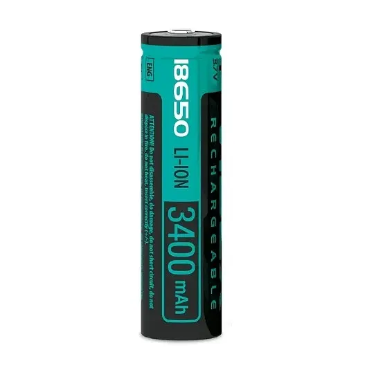 Акумулятор із захистом Videx Li-ion 18650 3400mAh 3,7V - фото 2