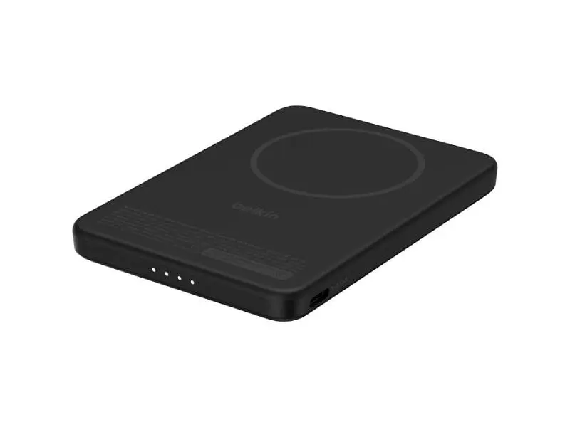 Зовнішній акумулятор (Power Bank) Belkin BoostCharge Slim 5000mAh with Kickstand Black (BPD011HQBK) - фото 5
