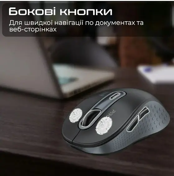 Миша Promate Ken Wireless Black - фото 5