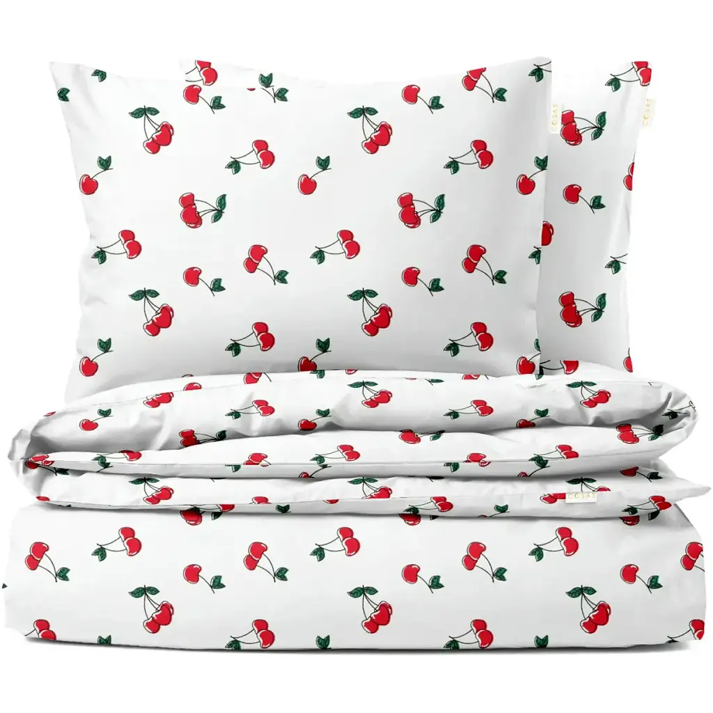 Комплект постільної білизни Cosas євро без простирадла CHERRY 200 x 220 см (CherryBerry_200_2)