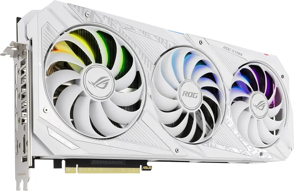 Відеокарта GeForce RTX 3090 24GB Asus ROG Strix OC White (ROG-STRIX-RTX3090-O24G-WHITE) Б/В - фото 4