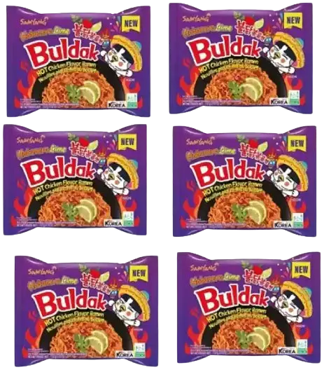 Локшина швидкого приготування Samyang Buldak Habanero Lime Flavour Instant Noodles 135г - фото 5