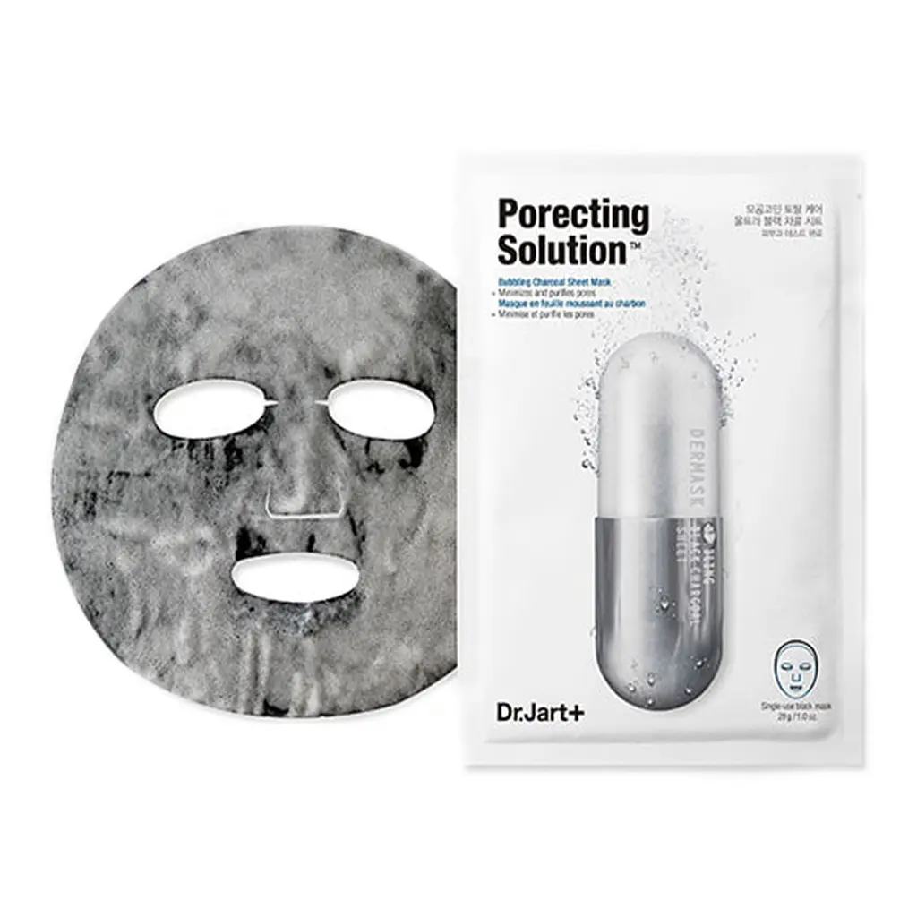 Киснева тканинна маска для очищення та звуження пор Dermask Ultra Jet Porecting Solution Dr.Jart 28 г - фото 2