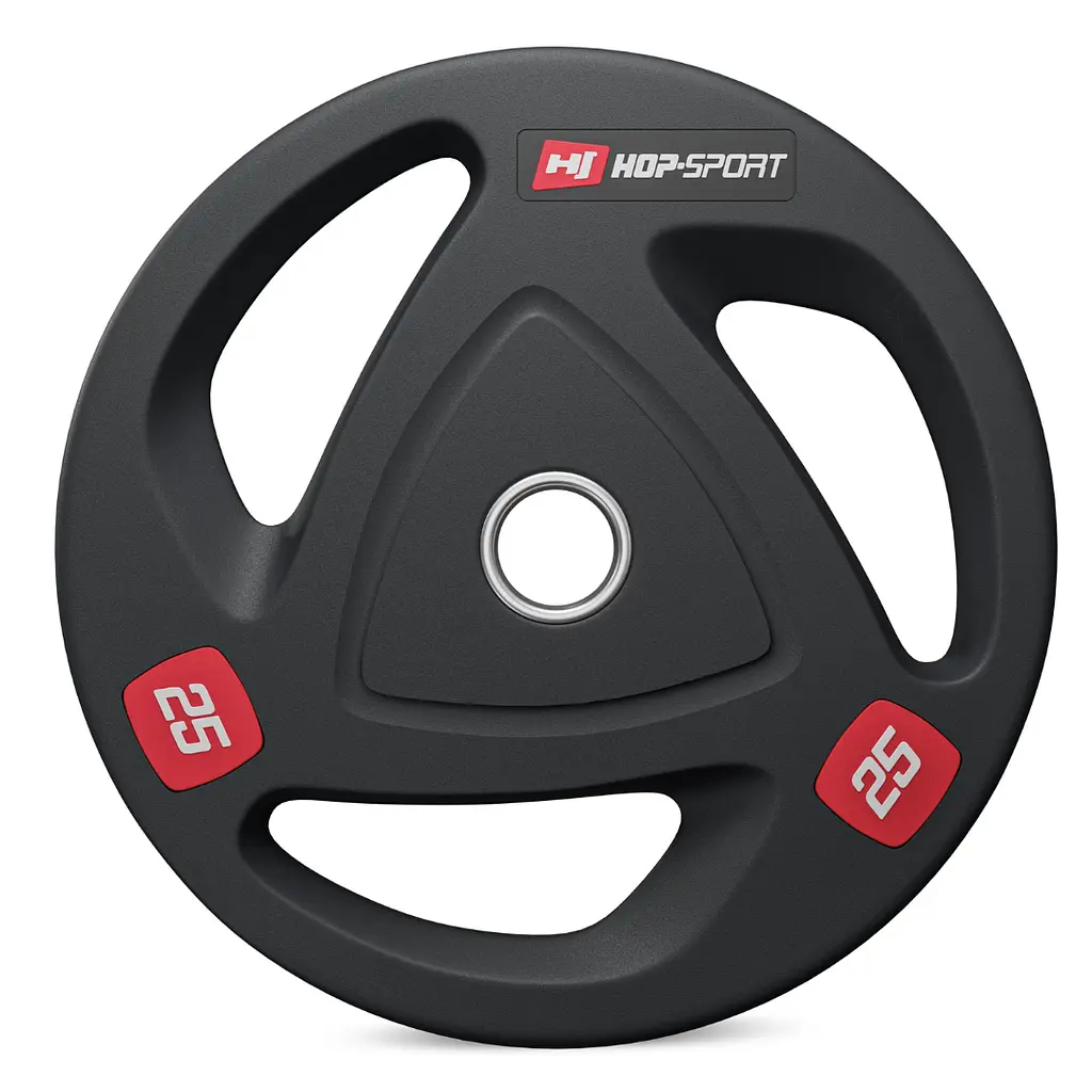 Набір дисків олімпійських Hop-Sport 2 х 25кг - фото 2