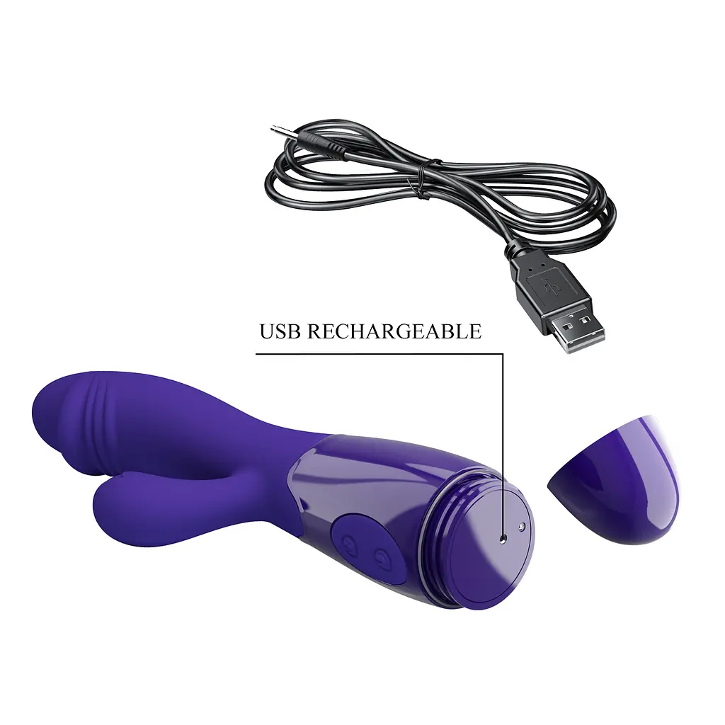 Вібратор Pretty Love Snappy Vibrator Blue - фото 9
