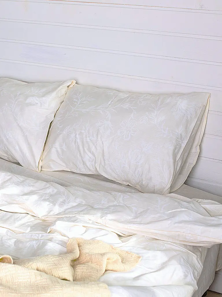 Комплект постільної білизни Ecotton двоспальний 180х215 см білий із орнаментом (20-0709White) (19581) - фото 6