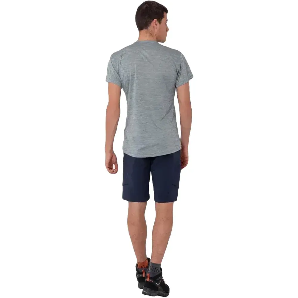 Футболка Salewa Puez Melange Dry T-Shirt Men 46/S Grey - фото 10