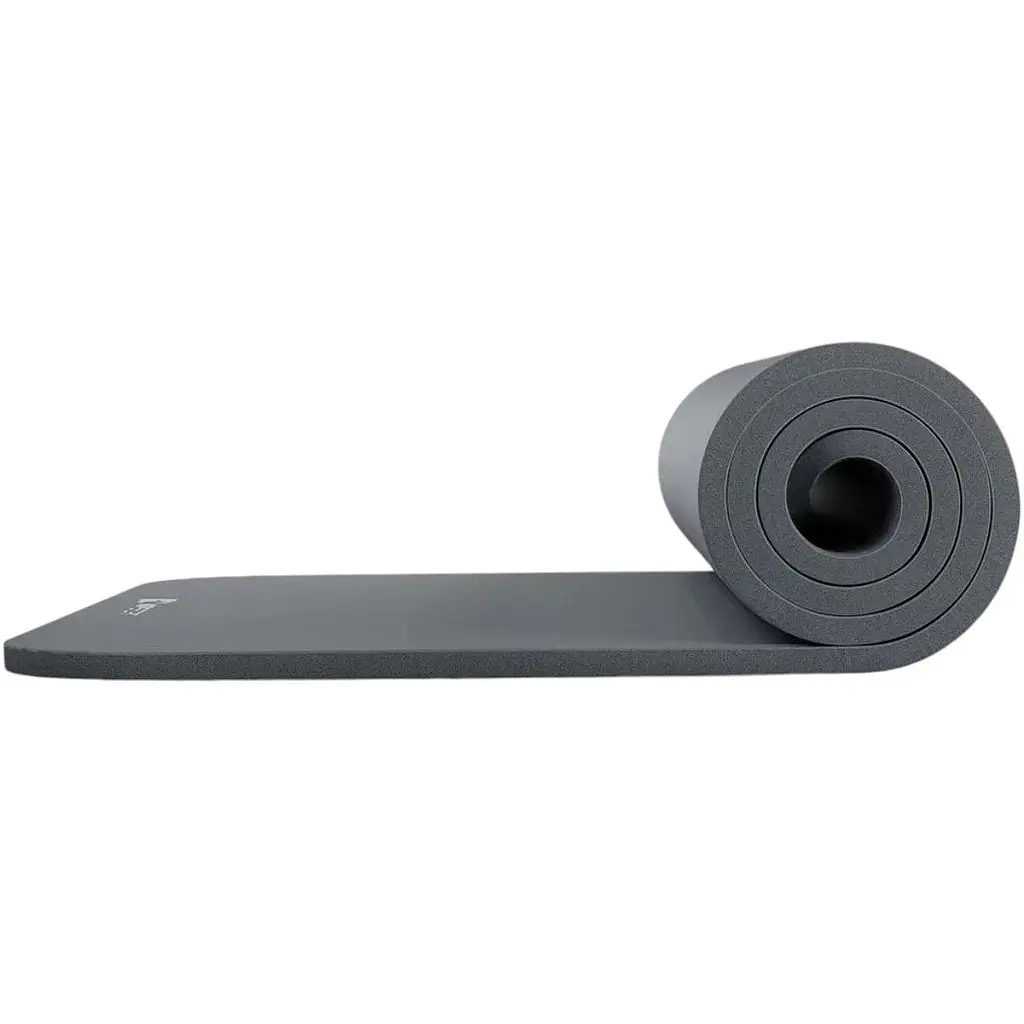 Коврик для йоги Hop-Sport HS-NB015GM NBR 1.5 см графитовый - фото 4