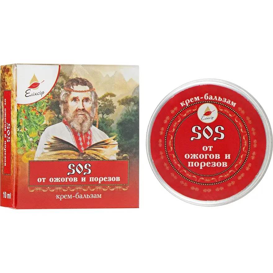 Крем-бальзам Elixir SOS от ожогов и порезов 10 мл - фото 2