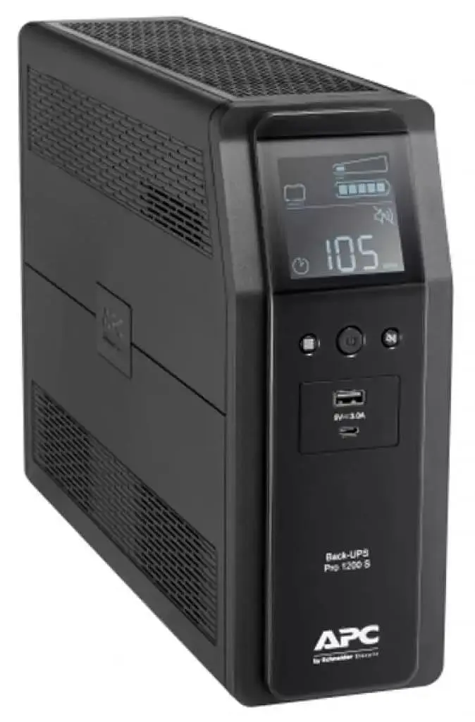 Источник бесперебойного питания APC 1200 ВА / 720 Вт / 9 А*ч (BR1200SI) - фото 2