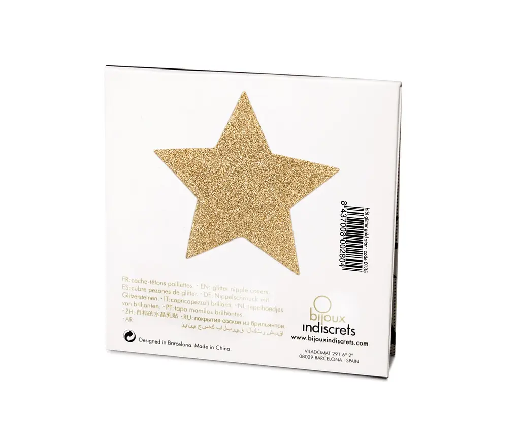 Пестіс - стікіні Bijoux Indiscrets - Flash Star Gold Bijoux Indiscrets B0135; SO2340 92256 - фото 2