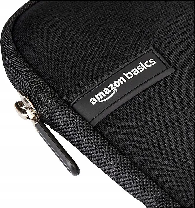 Чохол неопрену для ноутбука 17 дюймів Amazon Basics чорний - фото 5