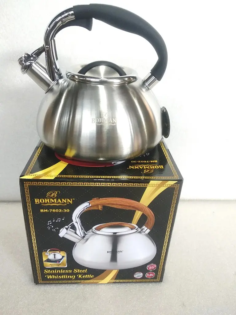 Чайник із свистком 3 л Bohmann BH 7602-30 black - фото 4
