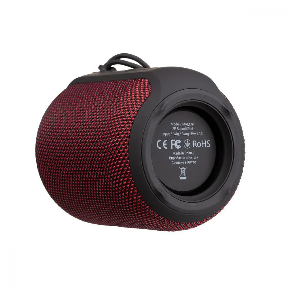 Портативна колонка 2E SoundXPod Red (2E-BSSXPWRD) - фото 9