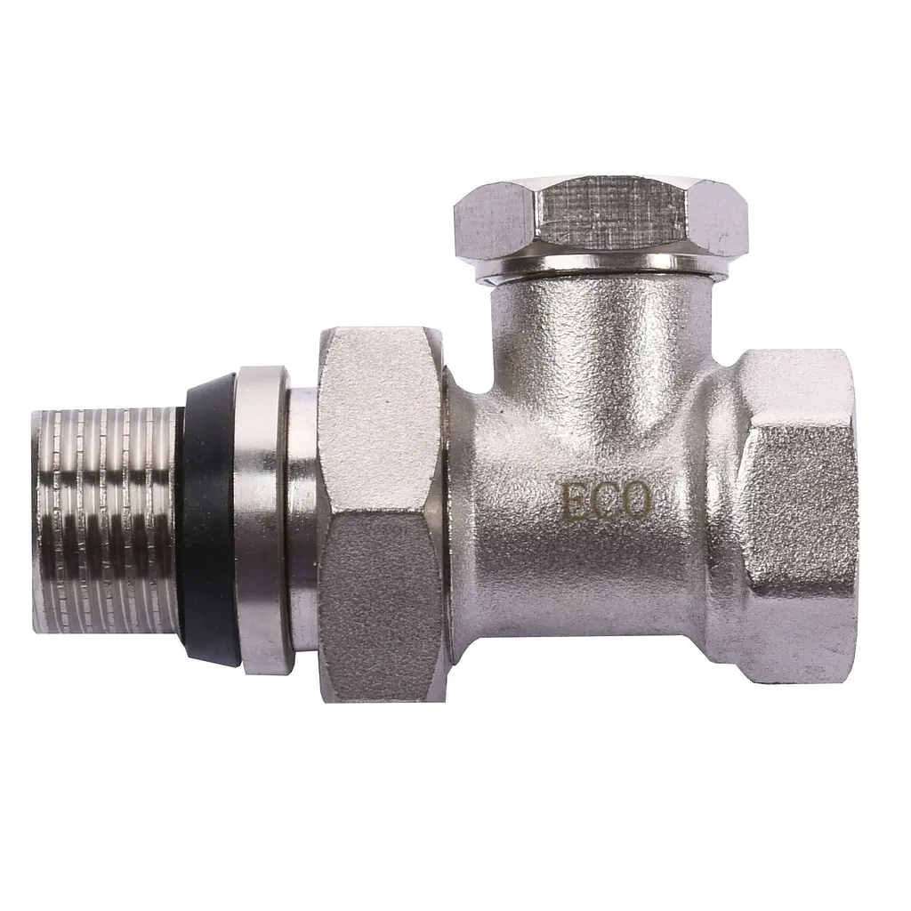 Кран радіаторний прямий Eco Technology ECO5108 1/2″ під ключ з ущільнювачем - фото 2