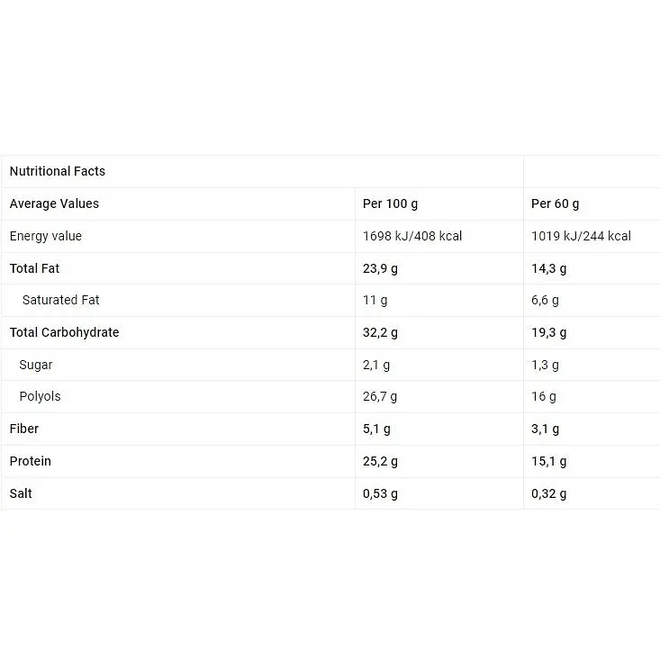 Батончик Amix Tigger Zero Choco Protein Bar Marzipan Cake 20 шт. x 60 г - фото 2