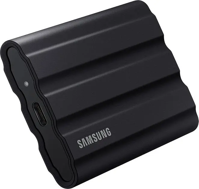 Накопитель SSD Samsung SSD 2TB USB T7 Shield Black (MU-PE2T0S/EU) - фото 3