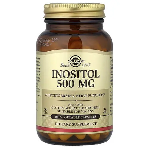 Інозитол (B-8) Inositol 500 mg 100 капсул Solgar vit0005898