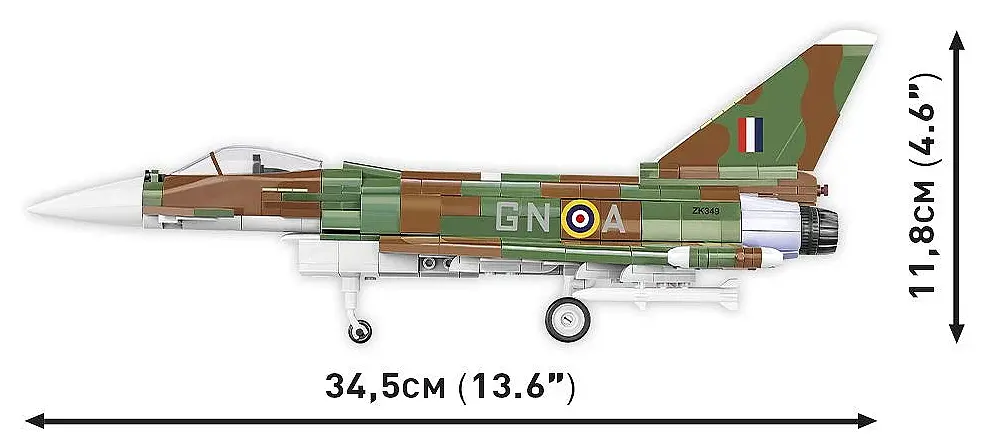 Конструктор истребитель Eurofighter Typhoon FGR4 "GiNA" COBI 5843 - фото 8