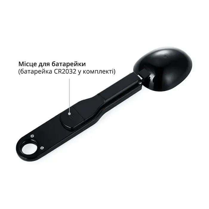 Електронна мірна ложка ваги кухонна 0.1 гр хв 500 гр чорна DIGITAL SPOON SCALE - фото 4
