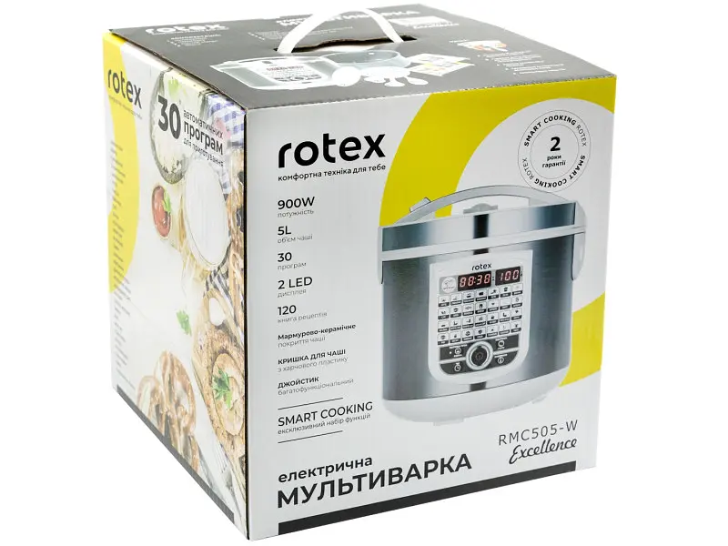 Мультиварка Rotex RMC505-W Excellence - фото 6