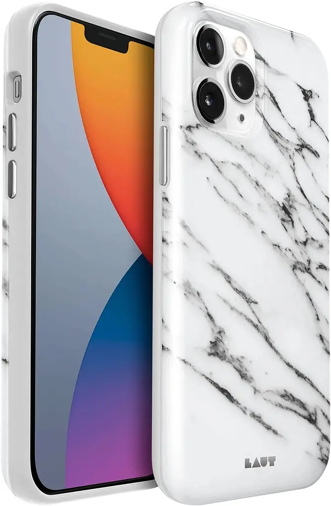 Чохол Laut Huex Elements для Apple iPhone 12 / iPhone 12 Pro (LIP20MHXEW) Marble White