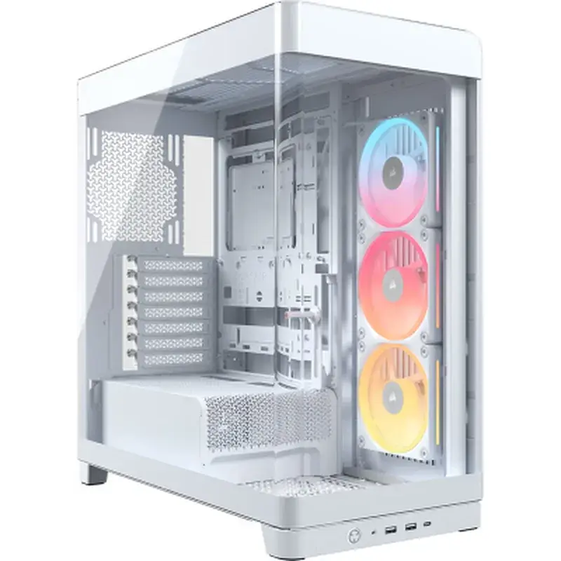 Корпус для ПК Corsair FRAME 4500X LX-R RGB Tempered Glass White (CC-9011317-WW)