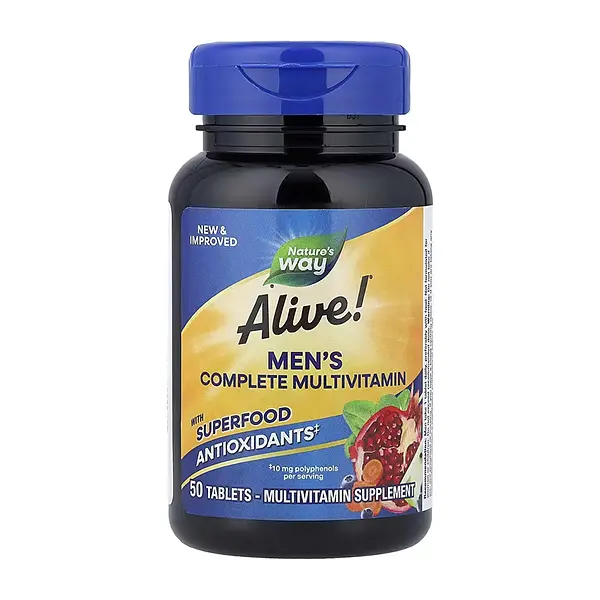 Мультивітаміни для чоловіків, Men's Complete Multivitamin - 50 tabs - фото 3