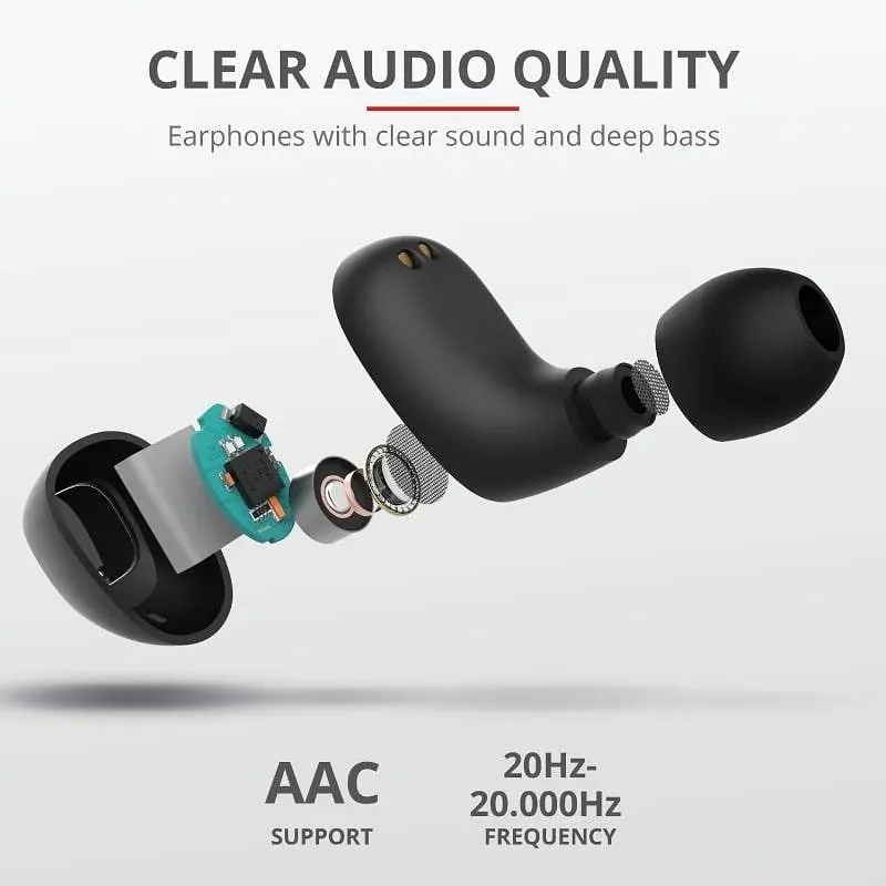 Наушники Trust Nika Compact True Wireless Mic (23555_Trust) - фото 10