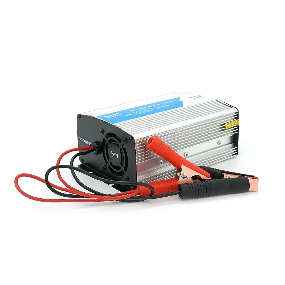 Універсальне ЗУ для акумулятора BPC 24V 10A (AGM, GEL), AC220V, DC14,5, Струм заряду 24V/10A, LCD, крокодили - фото 3