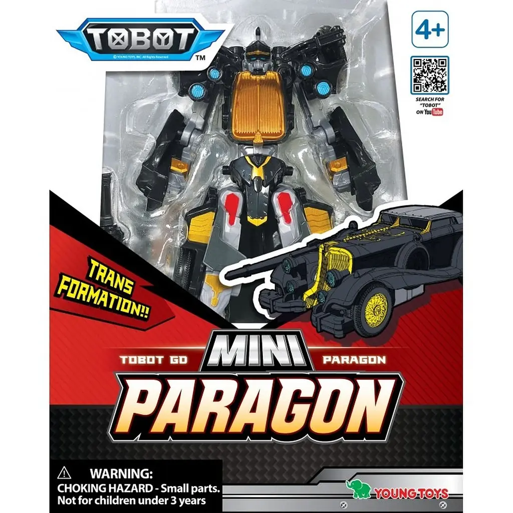 Игрушка-трансформер Tobot Детективы Галактики С2 мини Парагон (301125) - фото 4